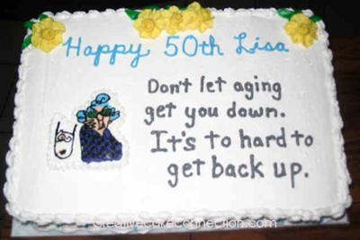 50th Birthday Cakes on 50th Birthday Cake