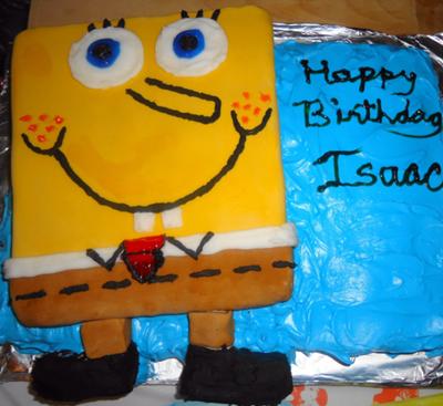 Pirate Birthday Cake on Awesome Sponge Bob Cake