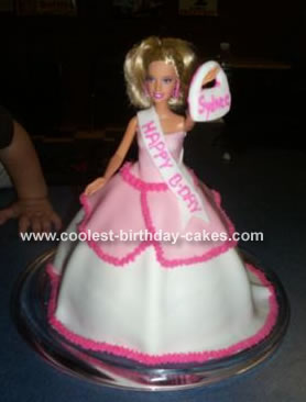 Barbie Birthday Cake on Barbie Cake 105