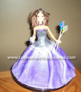 Barbie Birthday Cakes on Barbie Doll Cake 106