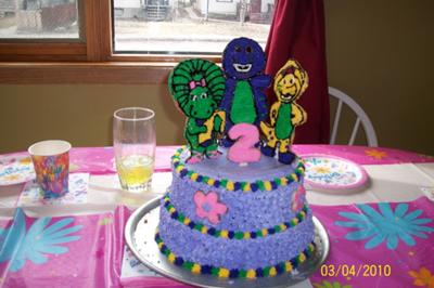 Barney Birthday Cake on Barney Birthday Cake Idea