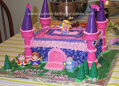 Princess Birthday Cakes on 5th Birthday Castle Cake