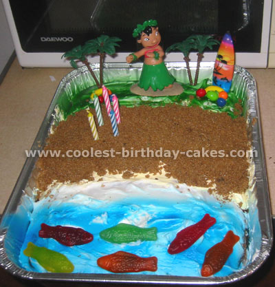 Lilo and Stitch Child Birthday Cake Idea