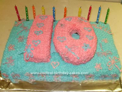  Birthday Cakes on Homemade 10th Birthday Cake