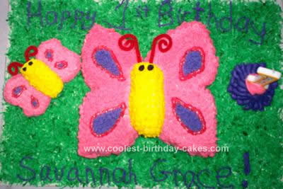 Butterfly Birthday Cake on Coolest 1st Birthday Butterfly Cake 97