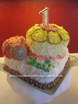 Ladybug Birthday Cakes on Coolest 1st Birthday Ladybug Cake 139