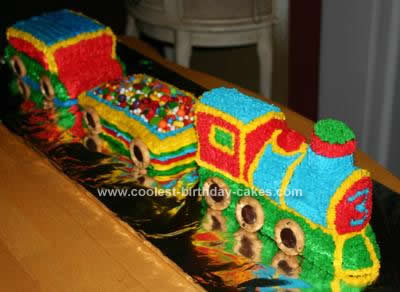 Train Birthday Cakes on Coolest 3d Train Birthday Cake Idea 139