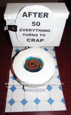 60th Birthday Cake on Coolest 50th Birthday Toilet Cake 14