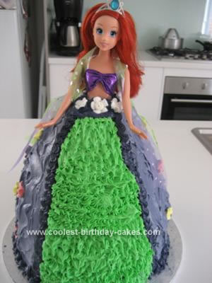 Princess Birthday Cake on Coolest 5th Birthday Ariel Princess Cake 243