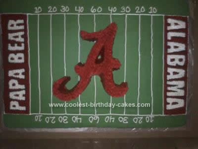 60th Birthday Cake on Coolest Alabama Football Birthday Cake 108
