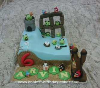  Story Birthday Cake on Coolest Angry Birds 6th Birthday Cake 19