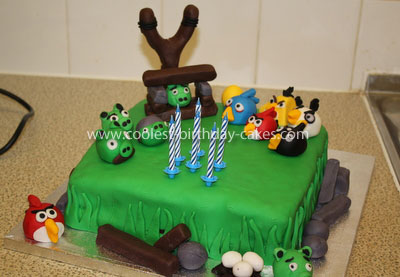 Chocolate Birthday Cakes on Coolest Angry Birds Cake 2
