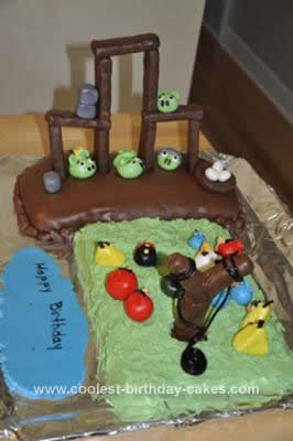 Angry Birds Birthday Cake on Coolest Angry Birds Cake 4