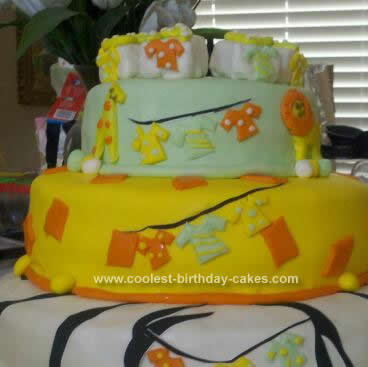 Zebra Print Birthday Cakes on Coolest Animal Print Baby Shower Cake 66