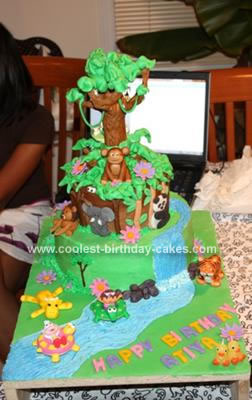 Dora  Explorer Birthday Cakes on Dora The Explorer Animated Cakes