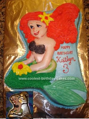 Ariel Birthday Cake on Cake Ariel
