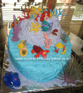 Birthday Party Theme on Coolest Ariel Under The Sea Birthday Cake 76