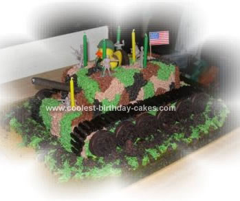Army Coloring on Coolest Army Tank Birthday Cake 59