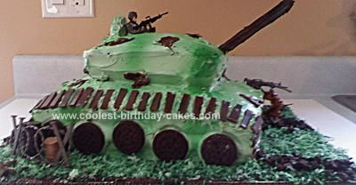 Army Birthday Cakes on Coolest Army Tank Birthday Cake 70