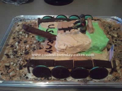 Army Birthday Cakes on Coolest Army Tank Birthday Cake 95