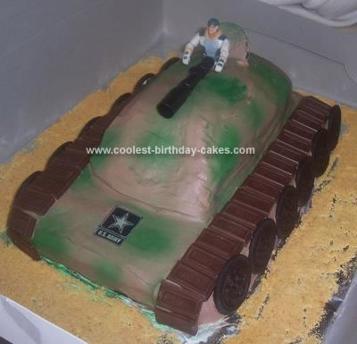 Birthday Cake Oreo on Coolest Army Tank Cake 58