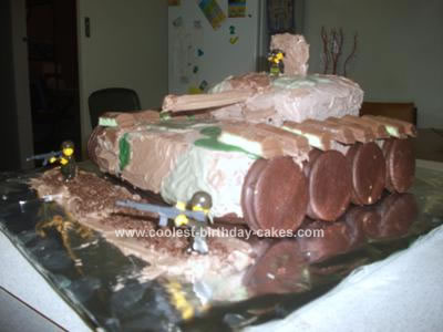 Birthday Cake Oreo on Coolest Army Tank Cake 78