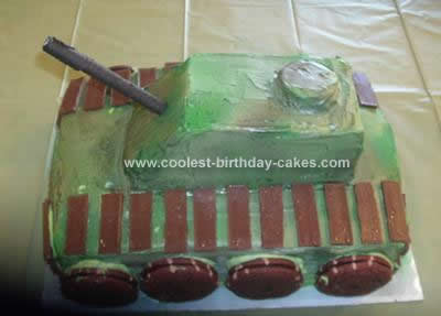 Oreo Birthday Cake on Coolest Army Tank Cake 86