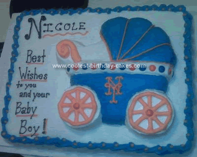 Baby Shower Cakes Rochester on Coolest Baby Carriage Shower Cake 27