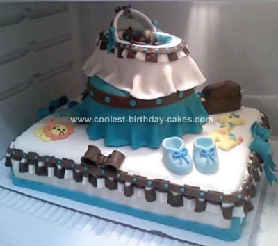 Homemade Baby Shower Cakes on Homemade Baby Shower Cake