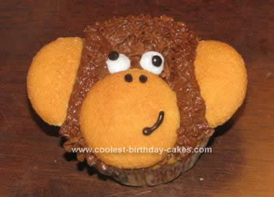 Monkey Birthday Cake on Coolest Banana Monkey Face Cupcakes 9