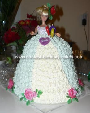Barbie Birthday Cake on Barbie Cake