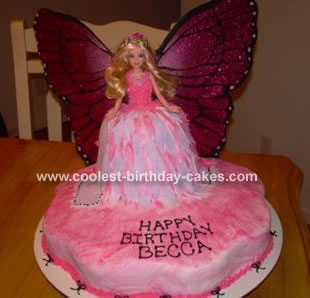 Simple Birthday Cakes on Coolest Barbie Cake 136