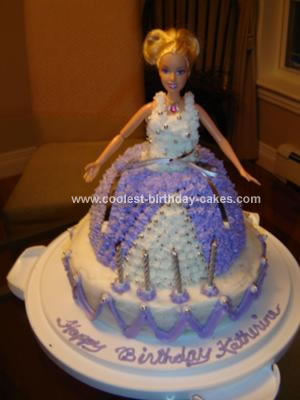 Birthday Cake To Colour In. Coolest Barbie Doll Birthday