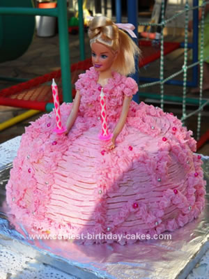 Barbie Birthday Cake on Coolest Barbie Doll Birthday Cake 367