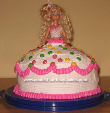 Barbie Birthday Cake on Coolest Barbie Doll Cake 112 21344546 Jpg