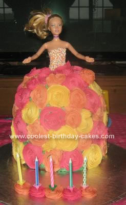 Barbie Birthday Cakes on Coolest Barbie Doll Cake 376