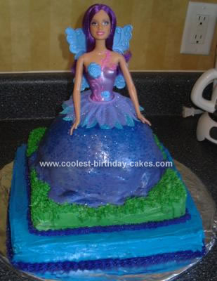 Barbie Birthday Cake on Coolest Barbie Fairy Birthday Cake 219