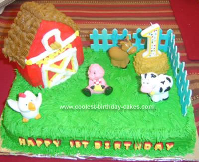 Birthday Cake Pics on Coolest Barnyard Birthday Cake 29