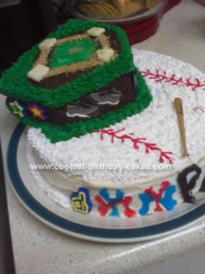 Homemade Birthday Cakes on Homemade Baseball Cake