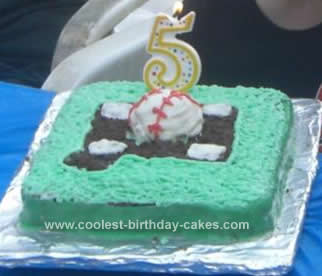 Sock Monkey Birthday Cake on Pin Coolest Baseball Field Birthday Cake 97 Cake On Pinterest