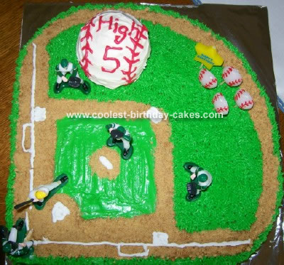 Baseball Birthday Cake on Coolest Baseball Field Cake 41