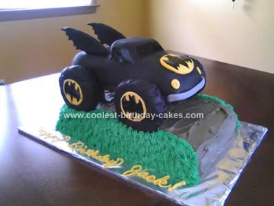 Batman Birthday Cakes on Coolest Batman Monster Truck Cake 42
