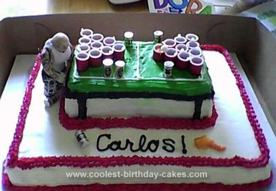 Birthday Cake Martini on Coolest Beer Pong Cake 3