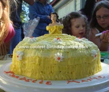 Disney Princess Birthday Cake on Coolest Belle Cake 11