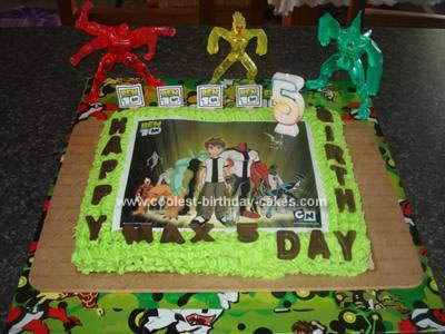 Cartoon Birthday Cake on Coolest Ben 10 Birthday Cake 13