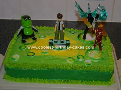 Pirate Birthday Cakes on Ben 10 Cake With Aliens