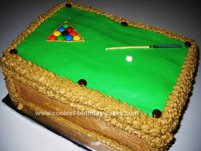 Designhouse Game on Coolest Billiard Game Cake Idea 11