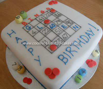  Birthday Cake on Coolest Bingo Birthday Cake