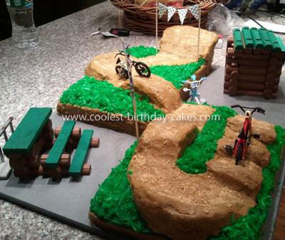 Birthday Cakes Images on Coolest Bmx Track Cake