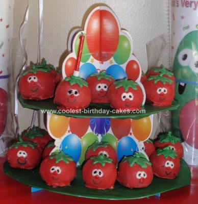 Coolest Bob The Tomato Balls Birthday Cake 7